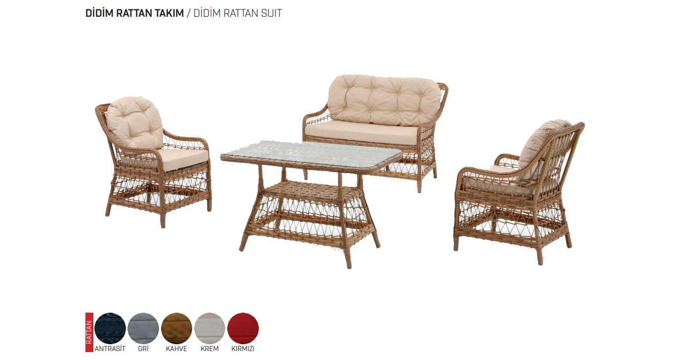 Didim Rattan Bahçe Mobilyası